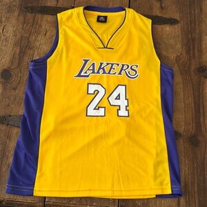 Never Worn Sleeveless Lakers Bryant Number 24 Generic Jersey